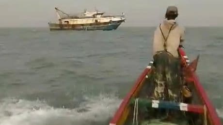 A 'sea war' brews off Gambia as desperate local fishermen attack foreign vessels, and each other