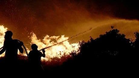 Çeşme'de orman yangını! Alevlerle mücadele sürüyor