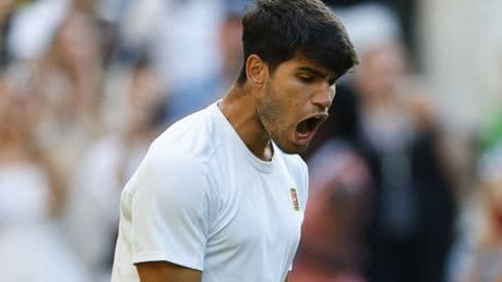 Alcaraz - Rublev: a qué hora y dónde ver hoy en TV en directo el duelo de octavos de Wimbledon