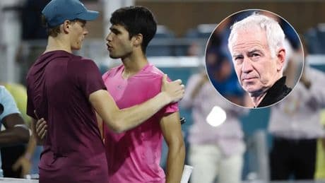El ránking de John McEnroe, leyenda del tenis: &quot;Holger Rune era el que pensé que sería el tercero con Alcaraz y Sinner, pero... &quot;