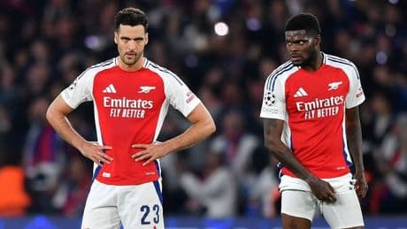 Arsenal savaged in L'Equipe's brutal ratings with embarrassing scores vs PSG