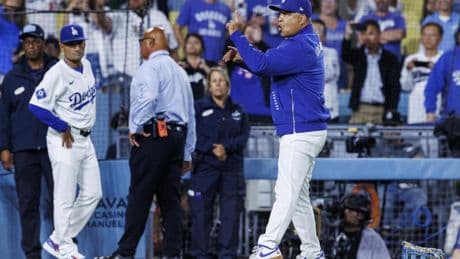 Contentious Dodgers-Padres series ends with benches clearing and managers ejected