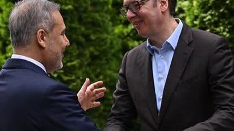 Dışişleri Bakanı Hakan Fidan, Sırbistan Cumhurbaşkanı Vucic ile görüştü: Türkiye ile ilişkilerimize özel önem veriyoruz