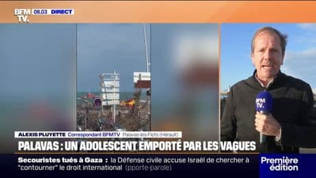Palavas-les-Flots: une cellule psychologique ouverte à la mairie après la disparition d'un adolescent, emporté par les vagues