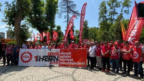 DİSK'ten Kadıköy'de 15-16 Haziran anması: 'Türkiye işçi sınıfı bu düzeni değiştirebilir'