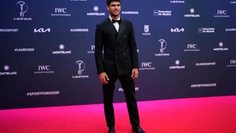 Alcaraz, de gala, en Netflix y entre algodones