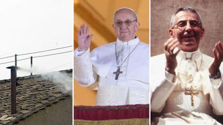 Attesa per la terza fumata, la stessa che elesse Papa Francesco e Giovanni Paolo I