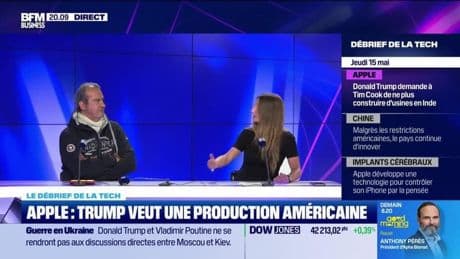 Apple : Trump veut une production américaine - 15/05