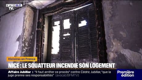 "Ça commence à peser financièrement et moralement": l'appartement de Philippe à Nice a été ravagé par un feu, déclenché par son ancien locataire