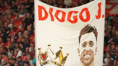 Anfield full of emotion during tribute to Diogo Jota and his brother at Liverpool-Bournemouth match