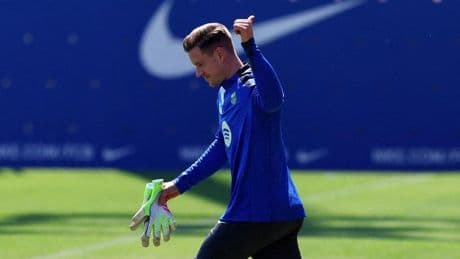Ter Stegen: «Estoy plenamente dispuesto a colaborar con el Barça»