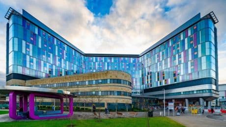 Man arrested after entering Queen Elizabeth University Hospital armed with a crossbow