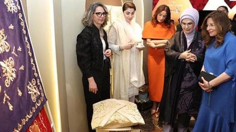 Emine Erdoğan, lider eşlerine Anadolu'nun kültürel mirasını tanıttı