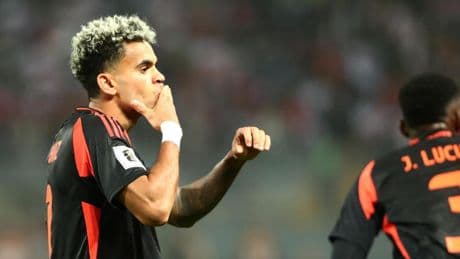Luis Díaz se prepara para el duelo frente a Argentina en el Monumental