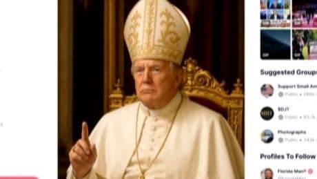 Eine Woche nach Begräbnis – Trump postet KI-Bild von sich als Papst
