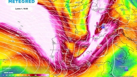 Septiembre llega con varias vaguadas que dejarán fuertes lluvias y bajón de temperaturas: estas son las zonas afectadas