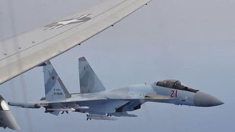 Russisch vliegtuig schendt NAVO-luchtruim om Russisch schip te beschermen
