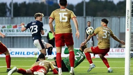 Falkirk 3 Hamilton 1: Accies give Bairns a fright before McGlynn's men roar back to seal title and Premiership promotion