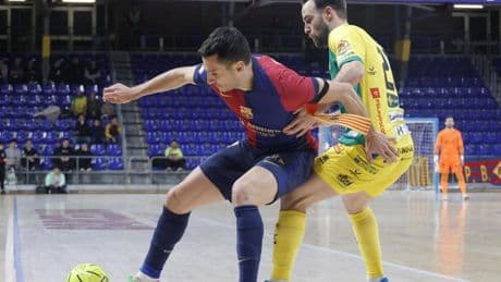 Jaén Paraíso Interior - Barça, en directo hoy | Cuartos de final del Playoff: Primera División de fútbol sala
