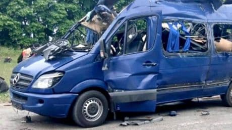 Putin unleashes drones on civilian bus, killing nine, after end of ceasefire talks