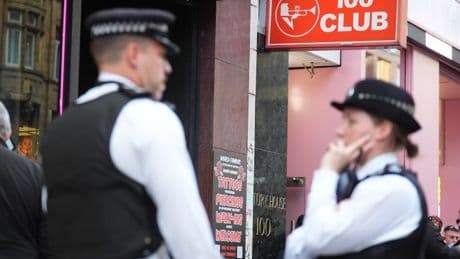 Police crash Kneecap’s surprise gig after rapper is charged with terror offence over ‘Hezbollah flag’