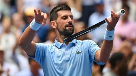 Djokovic wint na stroeve start, Draper trekt zich terug van US Open