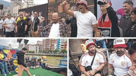 Bilbao se llena de ingleses y calienta para la final