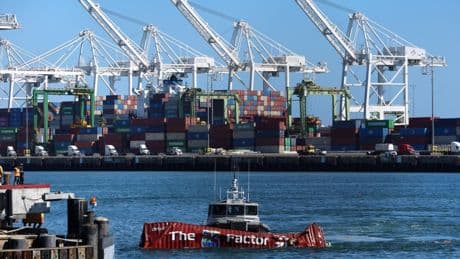 An oil spill, a sprained ankle and a damaged boat: What we know about the Long Beach cargo ship mishap