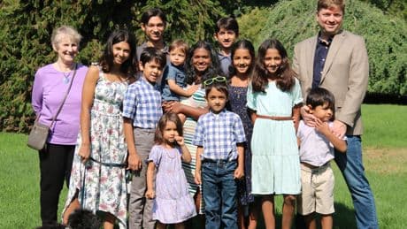 My mom lives with me, my husband, and our 10 kids. My family loves multigenerational living.