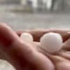 Watch: Marble-size hailstones and thunderstorms hit Paris