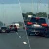 KIJK. Wagens proberen elkaar van weg te rijden tijdens extreme verkeersagressie op E17 in Kortrijk