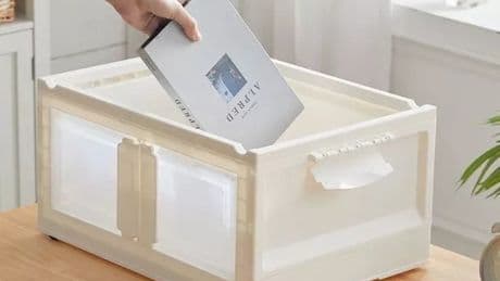 Innovative £17 stackable boxes are must-have storage solution for small university flats