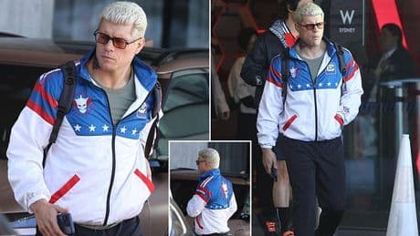 Wrestling superstar Cody Rhodes looks perfectly cast as he plays a much-loved character on Aussie set of Street Fighter movie