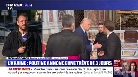 Story 3 : Ukraine, Poutine annonce une trêve de trois jours - 28/04