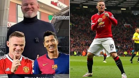 Wayne Rooney stuns fans as he picks HIMSELF over Luis Suarez, Harry Kane, Erling Haaland and every other rival in winner stays on game