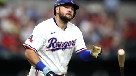 Rangers send down Jake Burger to minor leagues after horrendous start to season