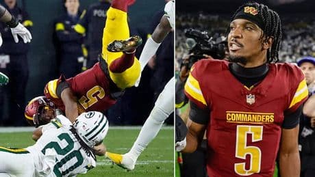 Radio host sparks Jayden Daniels injury fears by claiming Commanders QB went for a scan after Packers loss