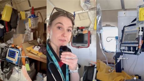 Alexia Hartmann, médico aéreo: “En los vuelos ambulancia no vuelan azafatas con nosotros, somos quienes explican las normas de seguridad y evacuación al resto de pasajeros”