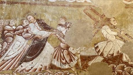 À l’église de Saint-Martin de Vic, l’énigme des flamboyantes fresques médiévales