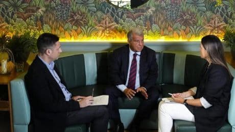 Laporta revela una primicia sobre la Superliga y la UEFA
