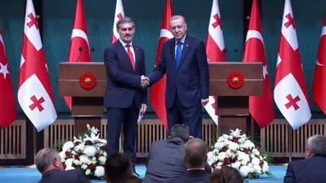 Erdoğan ve Kavelaşvili'den bölgesel barış mesajları