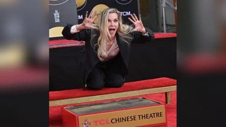 Michelle Pfeiffer: Hand- und Fußabdrücke vor dem Chinese Theatre
