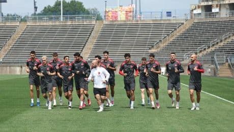 A Milli Futbol Takımı, Meksika maçının hazırlıklarına başladı!