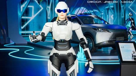 Así es el robot humanoide que trabajará en los concesionarios europeos de Omoda Y Jaecoo