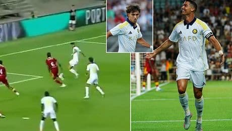 Cristiano Ronaldo marks 'landmark anniversary' with stunning hat-trick in thumping Al-Nassr win - as £26m signing Joao Felix dazzles for new side