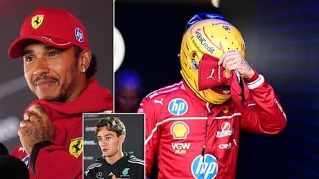 Lewis Hamilton confirms Ferrari decision weeks after admitting he should be SACKED despite £60m-a-year deal - as George Russell says he was 'talking nonsense'