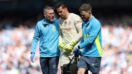 Pep Guardiola provides Ederson injury update after Man City goalkeeper limps off against Crystal Palace