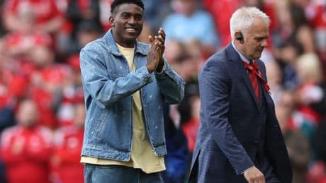 Taiwo Awoniyi seen for first time since horror injury as he receives hero’s welcome at Nottingham Forest vs Chelsea