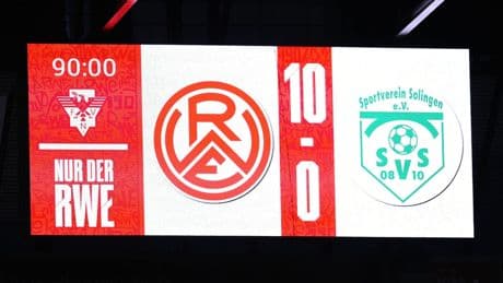Niederrheinpokal: Rot-Weiss Essen besiegt SV Solingen 10:0