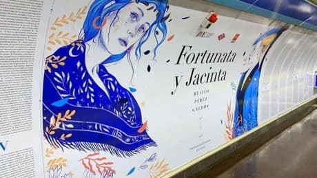 Leer en las paredes del metro de Madrid: dos clásicos de la literatura española homenajeados